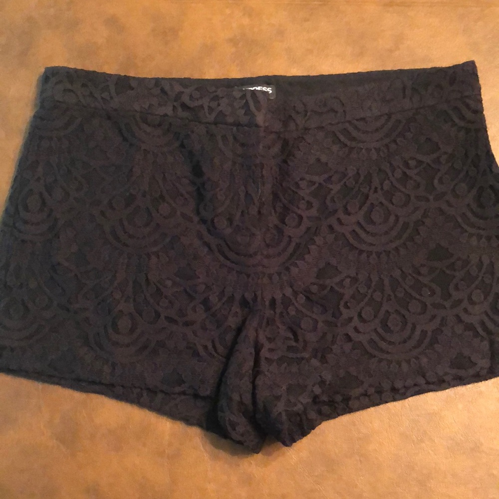 Express lacey shorts